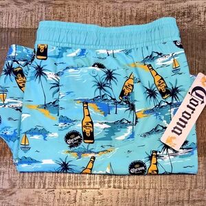 Corona Board Shorts ~ Mesh Lined, Usable Side Pockets, Adjustable ~ BNWT